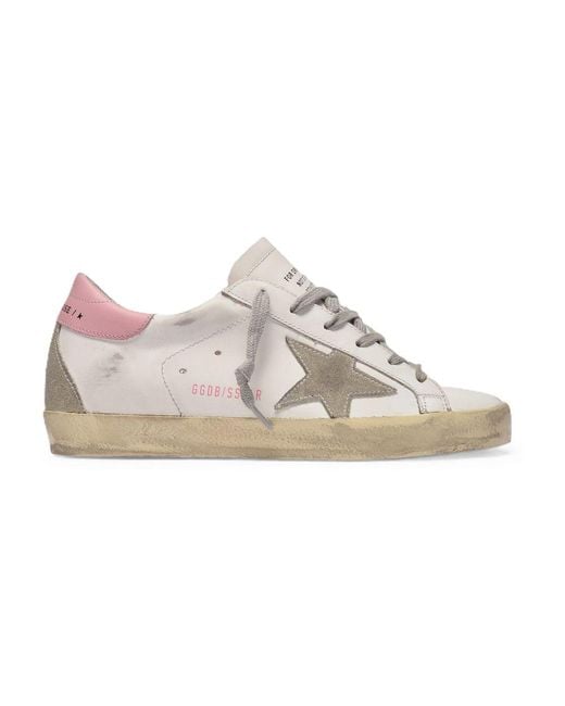 Golden Goose Deluxe Brand Gray Super Star -Sneaker Golden Gänse Multi Leder