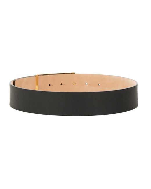 Victoria Beckham Natural Jumbo Frame Belt