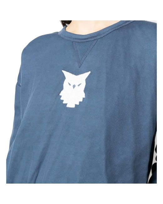 Pull de motif Owl Maison Margiela en coloris Blue