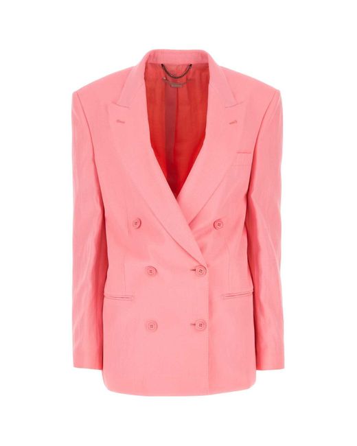 AW25 Stella McCartney Pink & Ivory Bows T-Shirt & Leggings Set main image 1