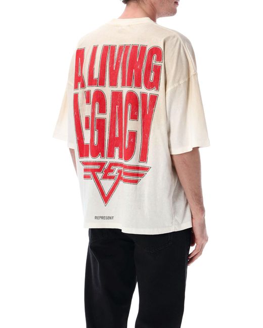 Represent White Living Legacy T-Shirt for men