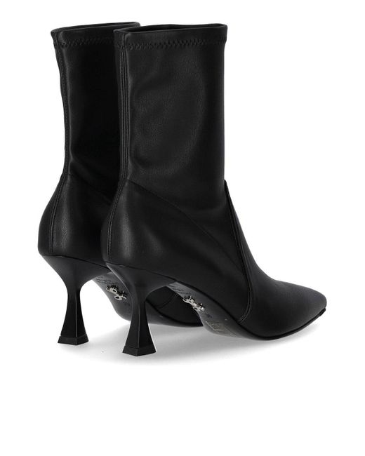 Sergio Levantesi Black Janet Heeled Ankle Boot