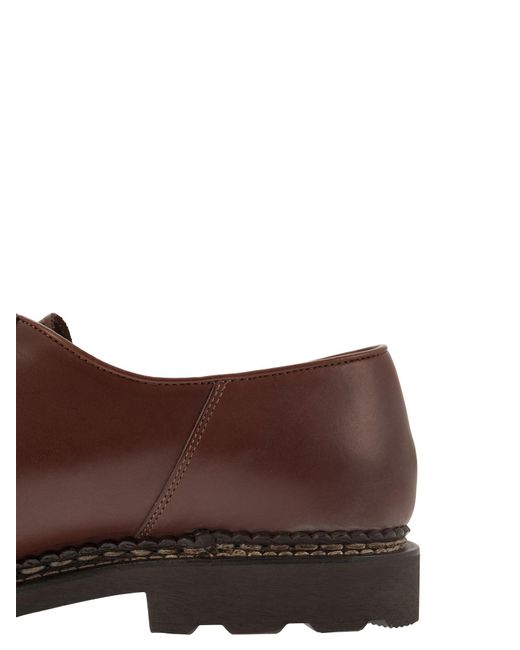Paraboot Brown Michael Leder Derby