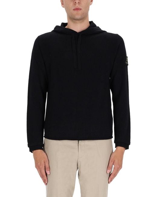 Premiata Black Hooded Shirt for men