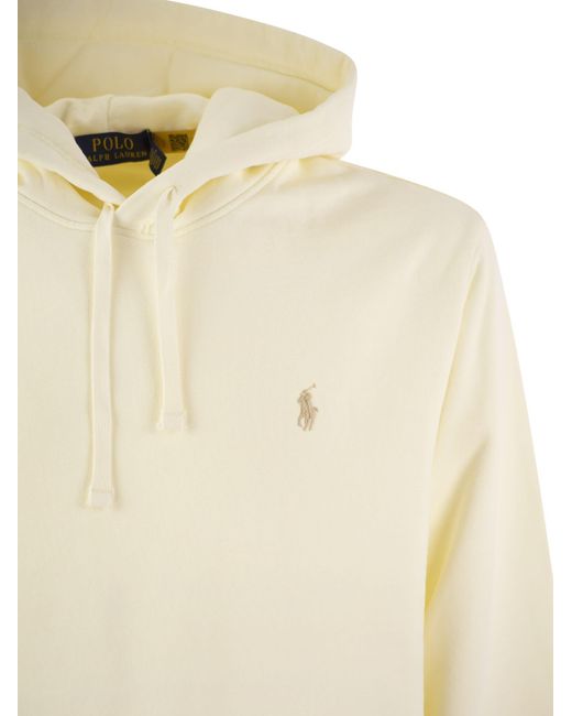 Polo Ralph Lauren White Hooded Sweatshirt Rl for men