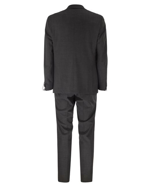 Boss Black Stretch Virgin Wool Blend Suit for men