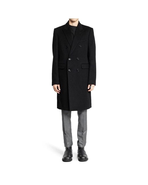 Céline Black Céline Classic Wool Coat for men
