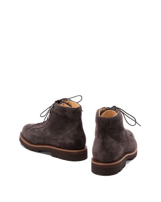 Brunello Cucinelli Brown Flache Schuhe braun