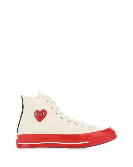 COMME DES GARÇONS PLAY Red Sneakers