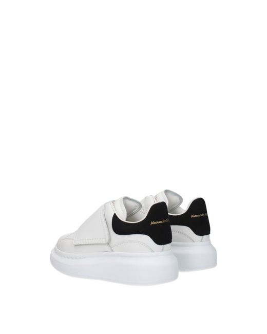 Alexander McQueen Cadeau -ideeën Sneakers Kinderen Mannen Leer Wit/zwart in het White voor heren