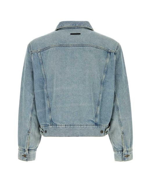 Fear Of God Blue Denim Jacket for men