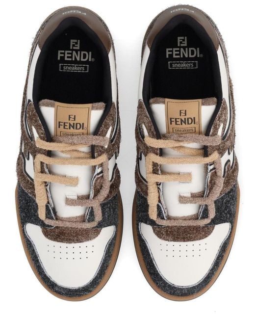 Fendi Brown Sneaker Match"