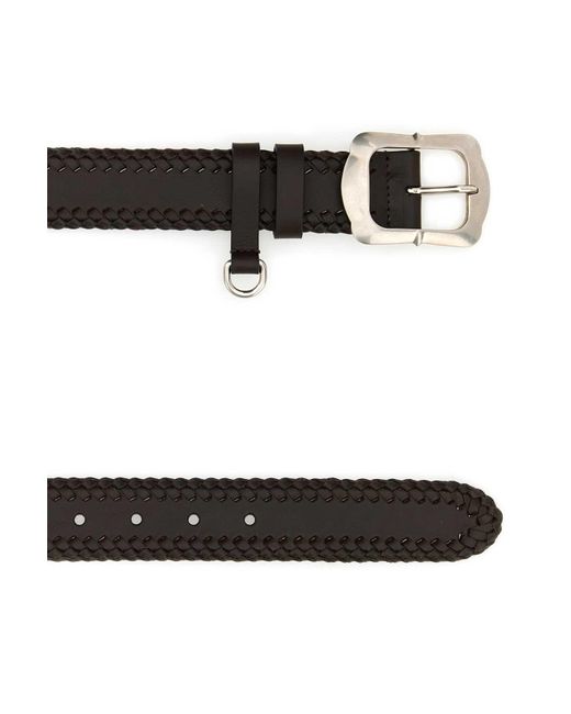 Prada Black Leather Belt
