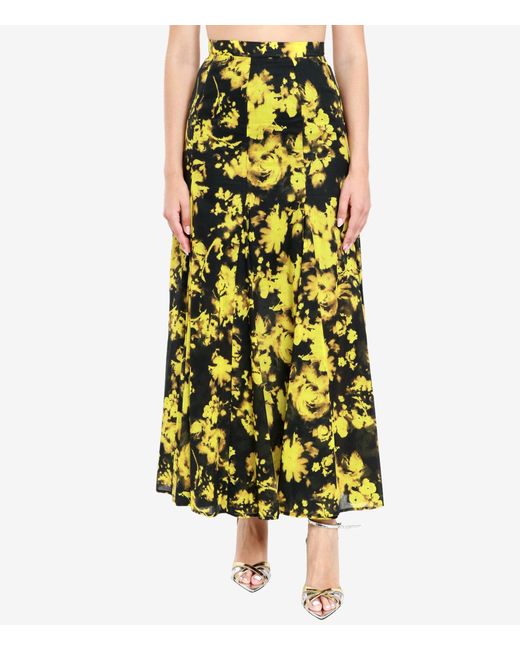 Erika Cavallini Semi Couture Yellow Skirts