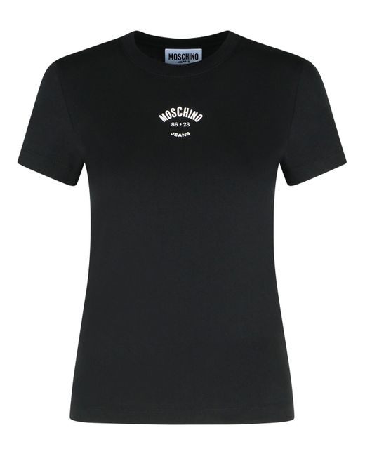 Moschino Black Cotton T-Shirt