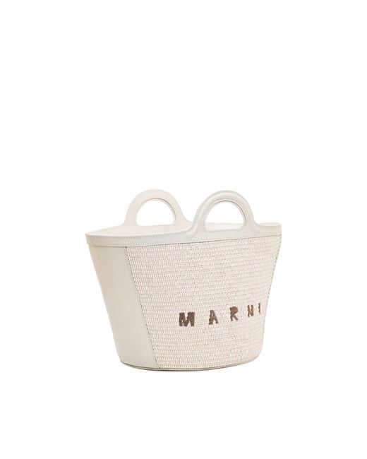 Marni White Borsa Tropicalia