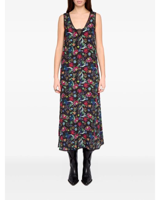 Zadig & Voltaire Multicolor Renzo Soft Virgin Garden