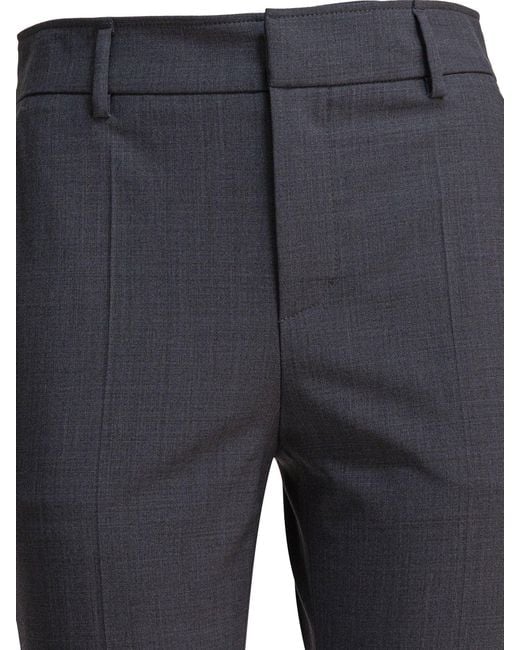 McQueen Blue Wool Pants