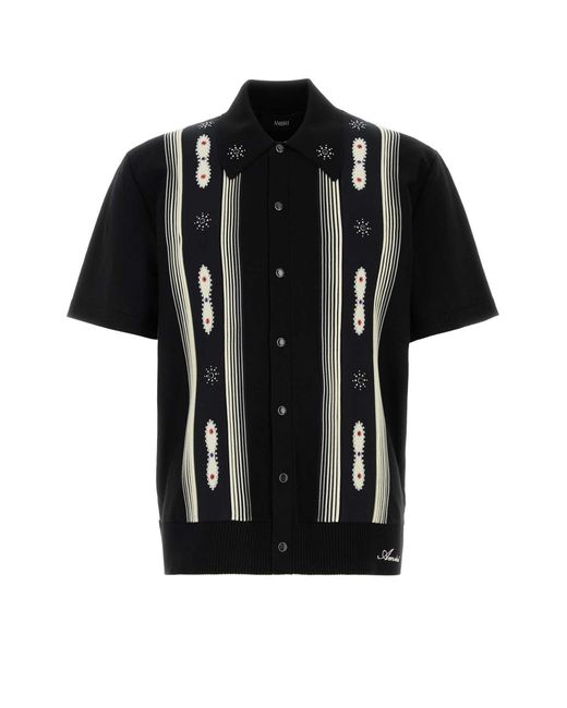 Amiri Black Wool Blend Shirt for men