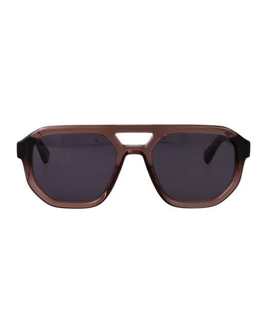 Mykita Blue Squared Sunglasses Amare 408