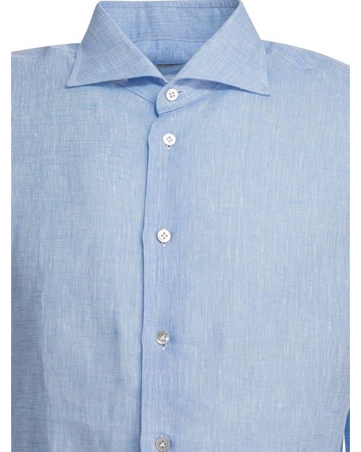 Borriello Shirts in het Blue voor heren