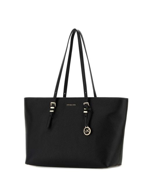 Michael Kors Black "Quinn" Tote Bag