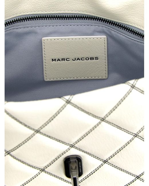 'The Bi Color Dual Dual' Medium Shoulder Bag Marc Jacobs de color Metallic