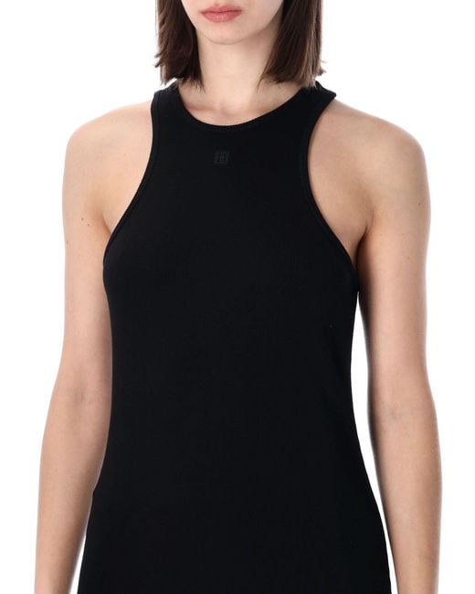 Anine Bing Black Cole Ribbed Mini Dress