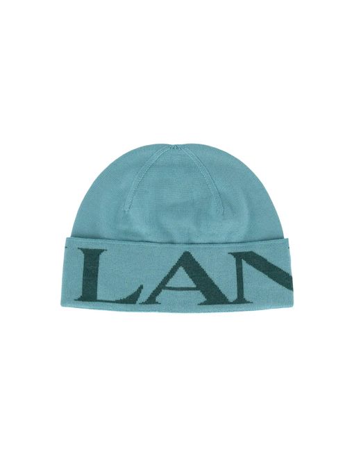 Lanvin Blue Wool Hat for men
