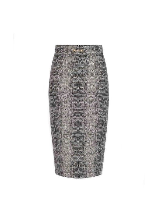 Elisabetta Franchi Gray Skirts