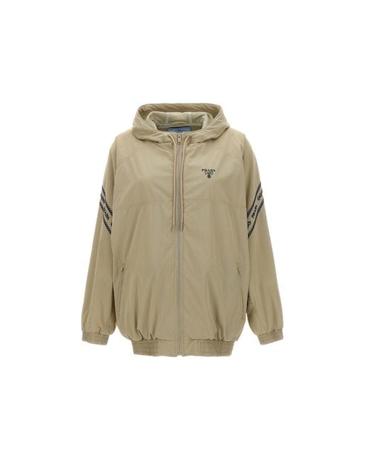 Prada Green Logo Jacket