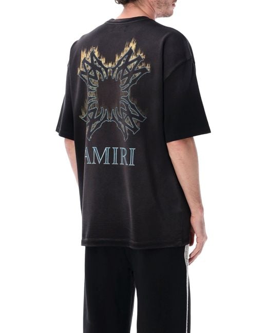 Amiri Black T Shirts And Polos