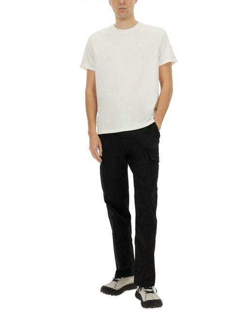 Moose Knuckles White T Shirt "Duluth"