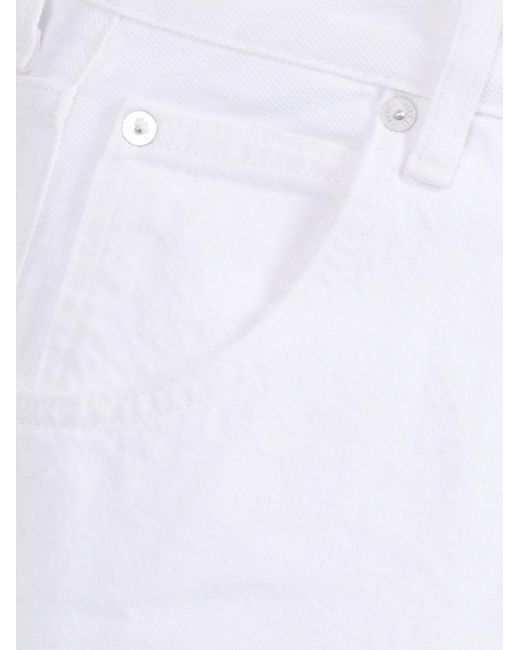 Agolde White Vana Fold Jean
