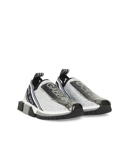 Dolce & Gabbana Sorrento Slip Op Sneakers in het White