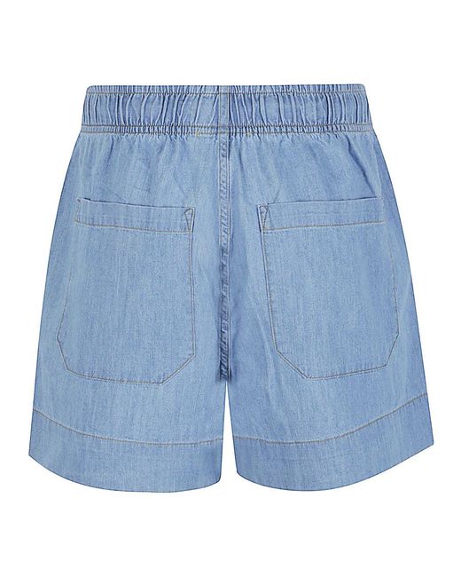 SOSUE Blue Shorts Clear
