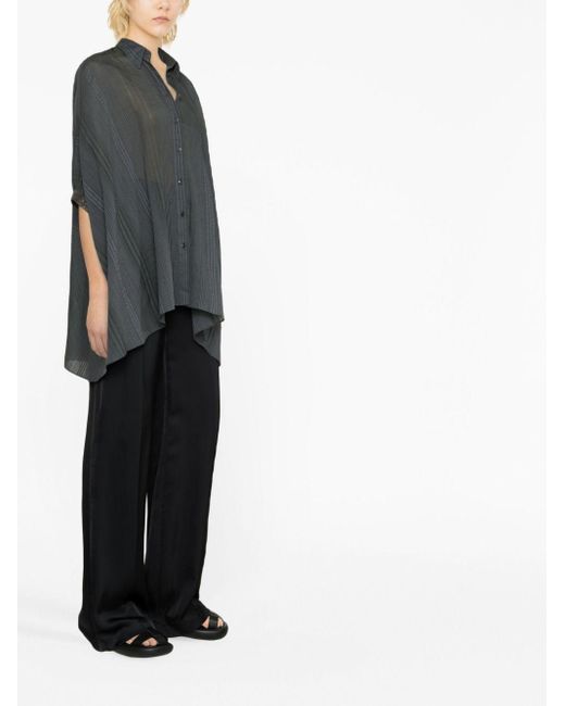 Brunello Cucinelli Gestreepte Blouse in het Gray