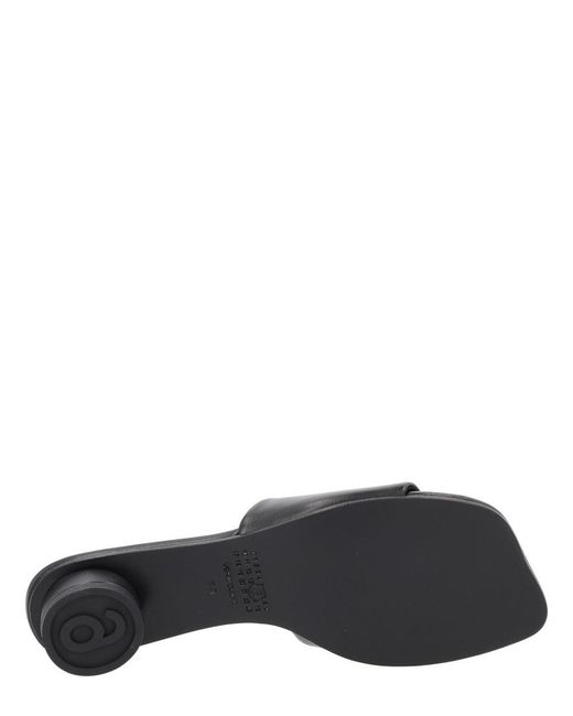 MM6 by Maison Margiela White Sandal With Logo