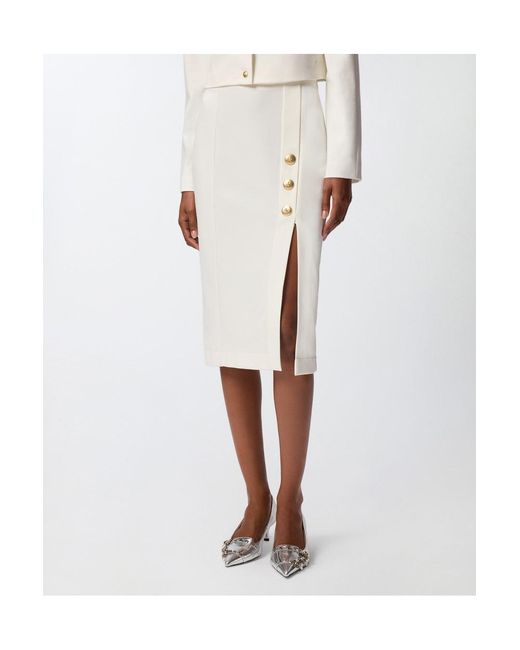 Rosa blanco Pinko de color White