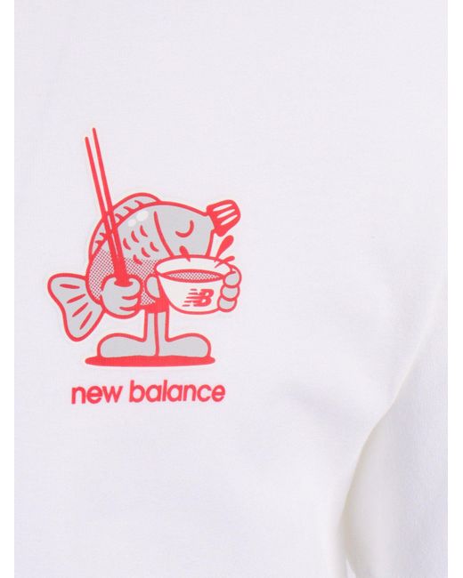 New Balance White Ramen T Shirt