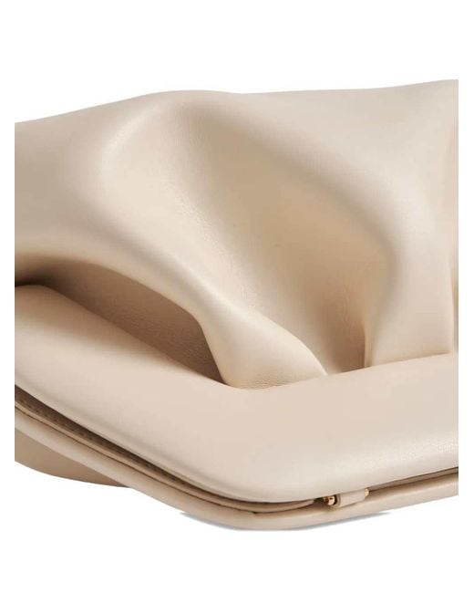 THEMOIRÈ Natural Bios Medium Clutch With Gathering