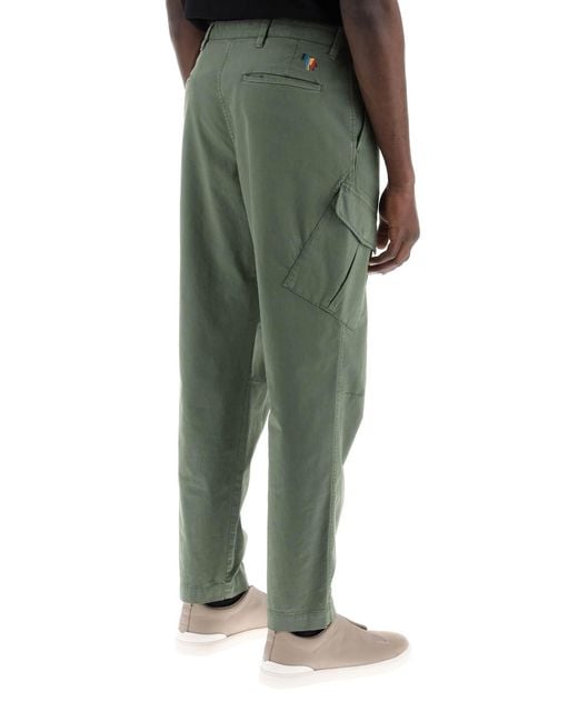 Pantalones de carga de algodón estirado para hombres/W PS by Paul Smith de hombre de color Green
