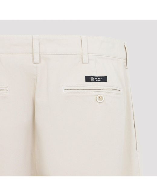 Prada Natural Regular Pants for men