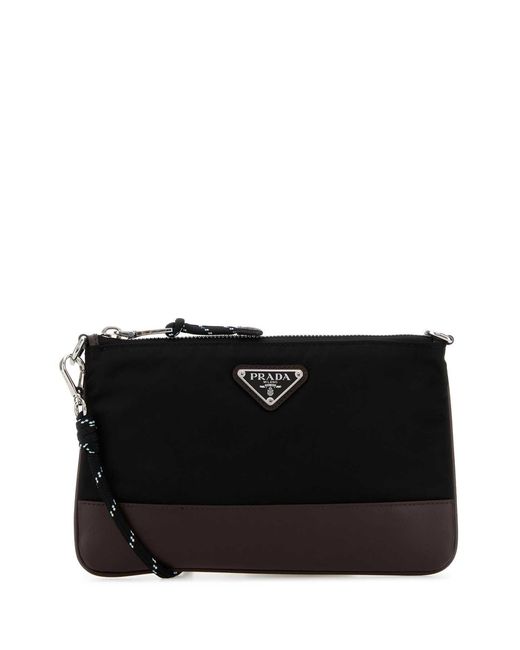 Prada Black Fabric Crossbody Bag