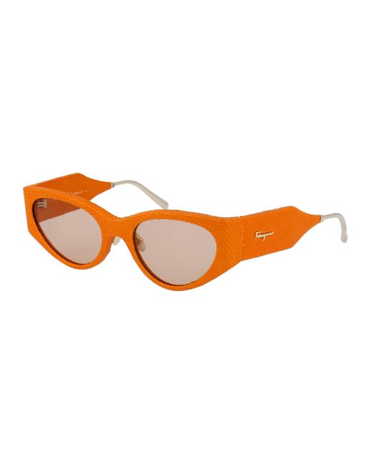 Ferragamo Orange Sunglasses