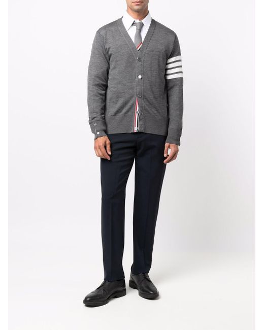 Thom Browne Gebreid Vest in het Gray voor heren