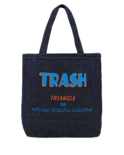 Needles Blue Grocery Bag for men