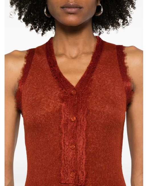 AYA MUSE Red Das Nysa -Kleid