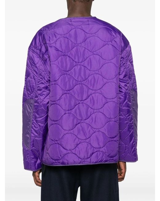 Oamc Peacemaker Purple Shoulder Zip Liner