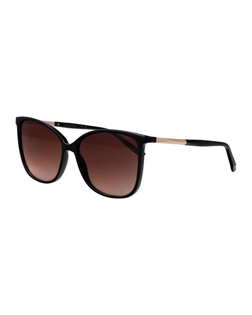 Calvin Klein Brown Injected Sunglasses